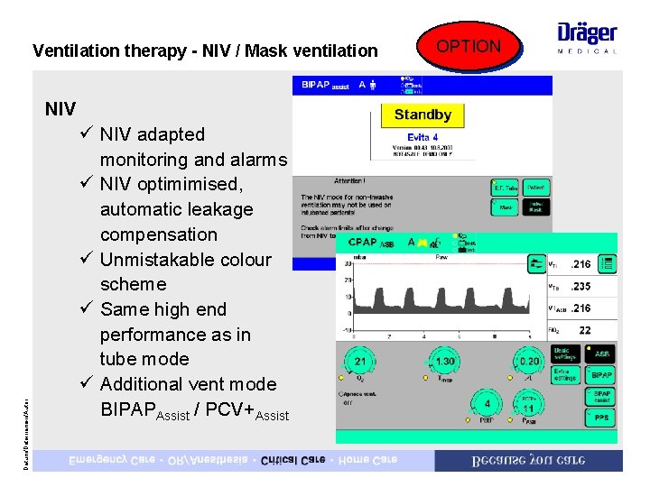 Ventilation therapy - NIV / Mask ventilation Datum/Dateinamen/Autor NIV ü NIV adapted monitoring and