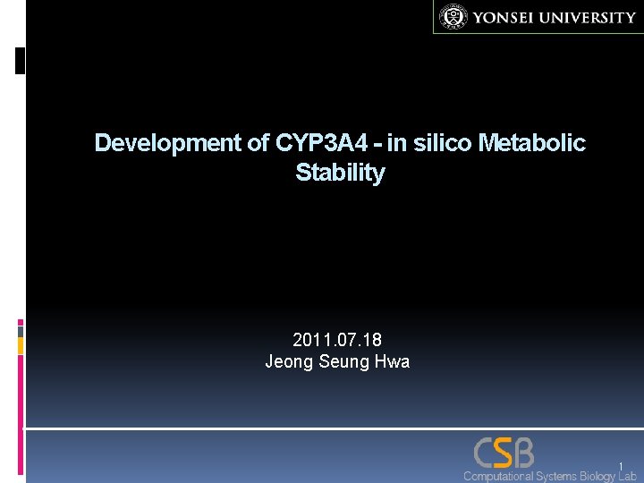 Development of CYP 3 A 4 in silico