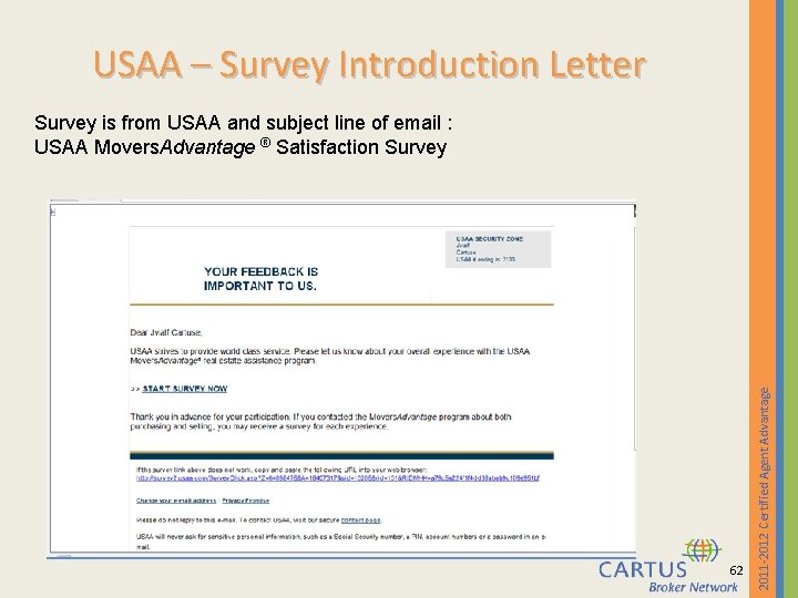 2012 13 Certified Agent Advantage Cartus Network Affinity
