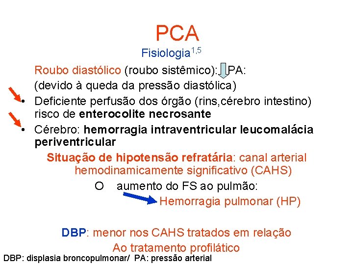 PCA Fisiologia 1, 5 Roubo diastólico (roubo sistêmico): PA: (devido à queda da pressão