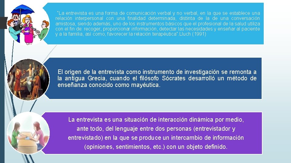 “La entrevista es una forma de comunicación verbal y no verbal, en la “La entrevista es una forma de comunicación verbal y no verbal, en la