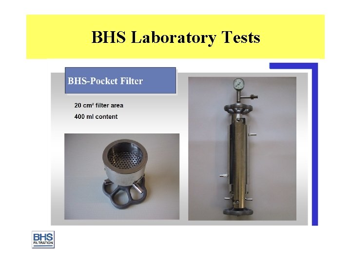 BHS Laboratory Tests 