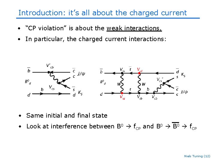 Introduction: it’s all about the charged current • “CP violation” is about the weak Introduction: it’s all about the charged current • “CP violation” is about the weak