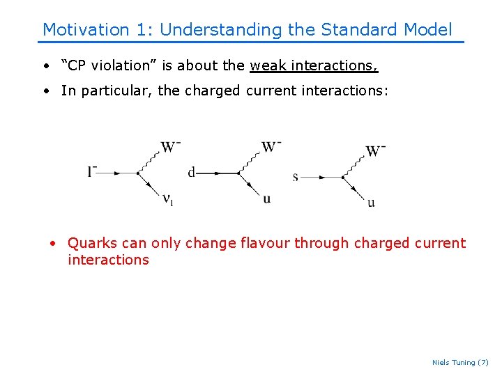 Motivation 1: Understanding the Standard Model • “CP violation” is about the weak interactions, Motivation 1: Understanding the Standard Model • “CP violation” is about the weak interactions,