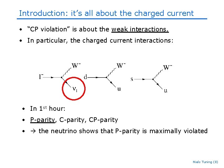 Introduction: it’s all about the charged current • “CP violation” is about the weak Introduction: it’s all about the charged current • “CP violation” is about the weak