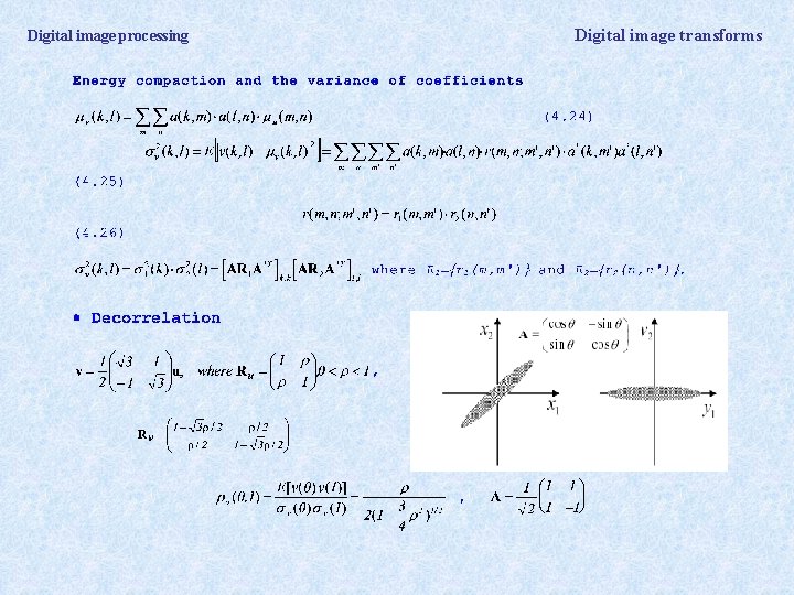 Digital image processing Digital image transforms 