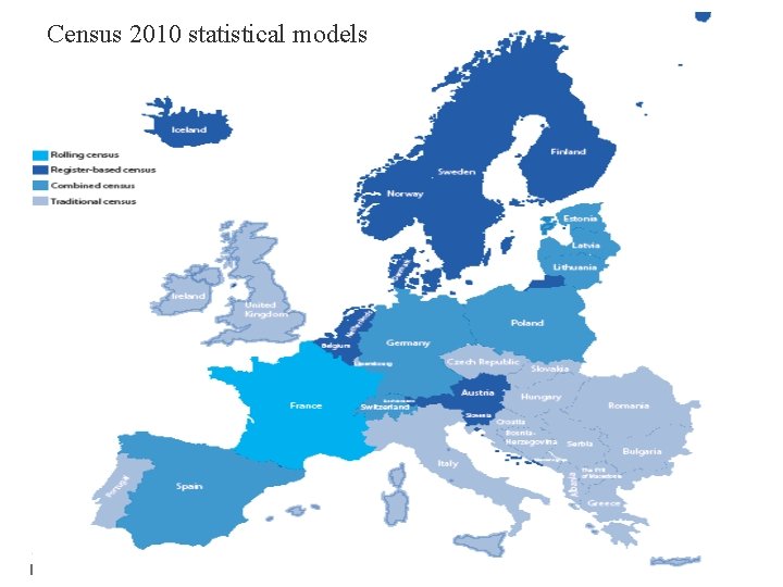 Census 2010 statistical models 