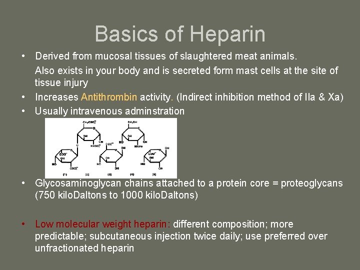 ANTICOAGULANTS Jill Gregory Medicinal Chemistry Dr Buynak 4