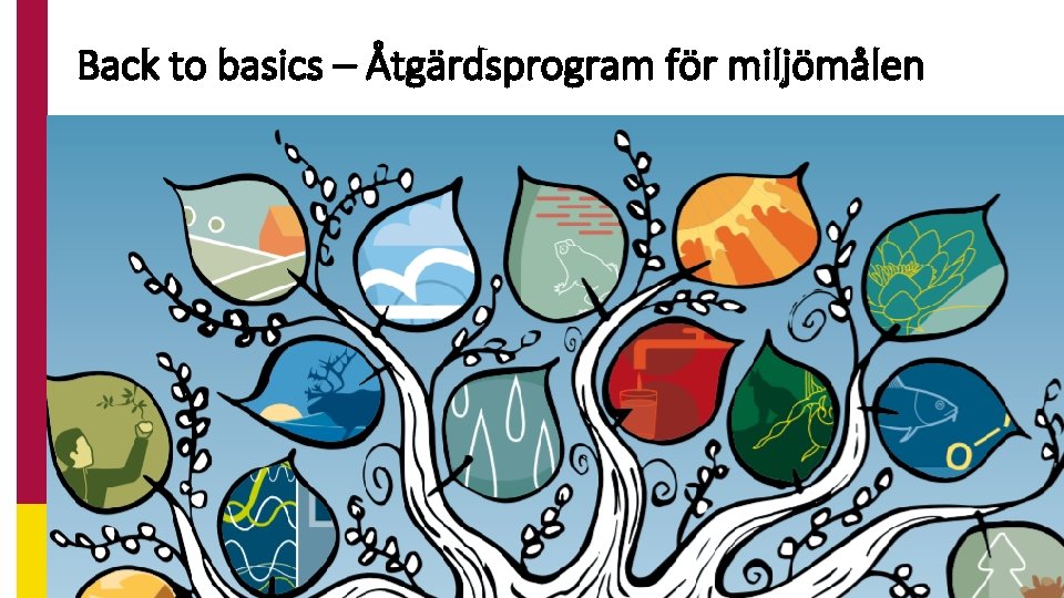 Back to basics – Åtgärdsprogram för miljömålen 