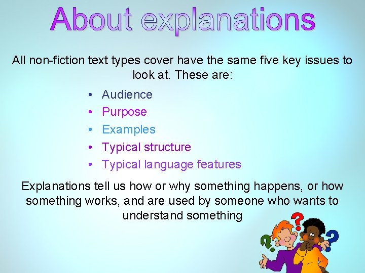 All nonfiction text types cover have the same