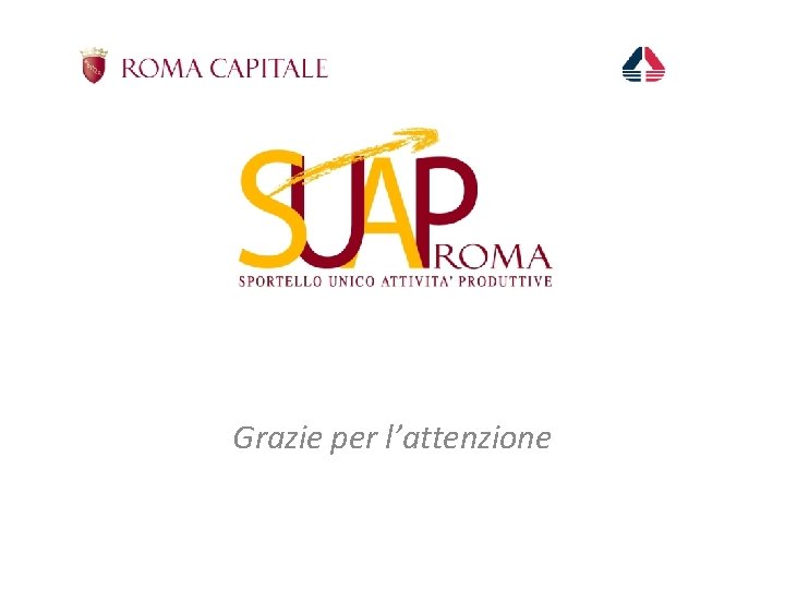 Grazie per l’attenzione 