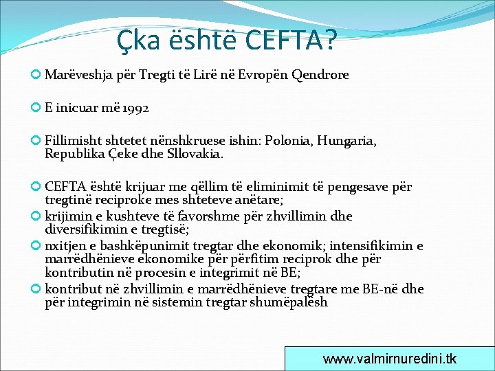 Çka është CEFTA? Marëveshja për Tregti të Lirë në Evropën Qendrore E inicuar më