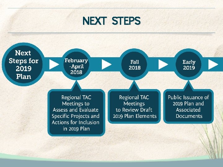 NEXT STEPS NEXT STEPS