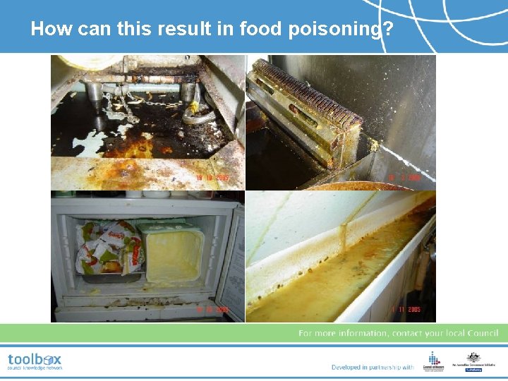 How can this result in food poisoning? 