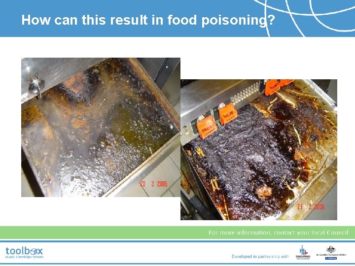How can this result in food poisoning? 