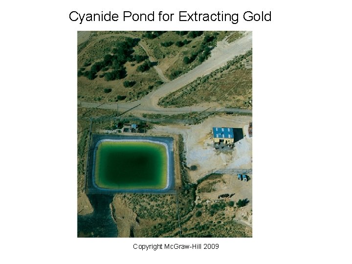 Cyanide Pond for Extracting Gold Copyright Mc. Graw-Hill 2009 Cyanide Pond for Extracting Gold Copyright Mc. Graw-Hill 2009