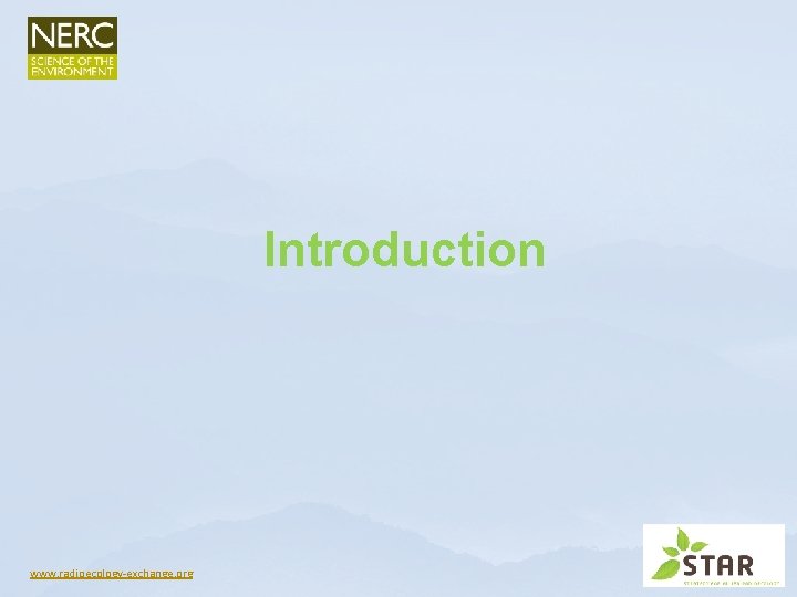 Introduction www. radioecology-exchange. org Introduction www. radioecology-exchange. org
