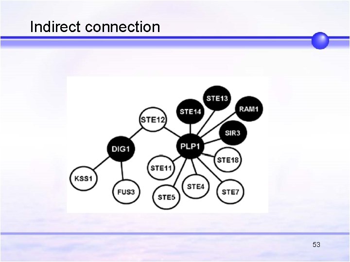 Indirect connection 53 Indirect connection 53