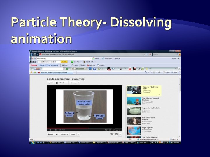 Particle Theory- Dissolving animation 