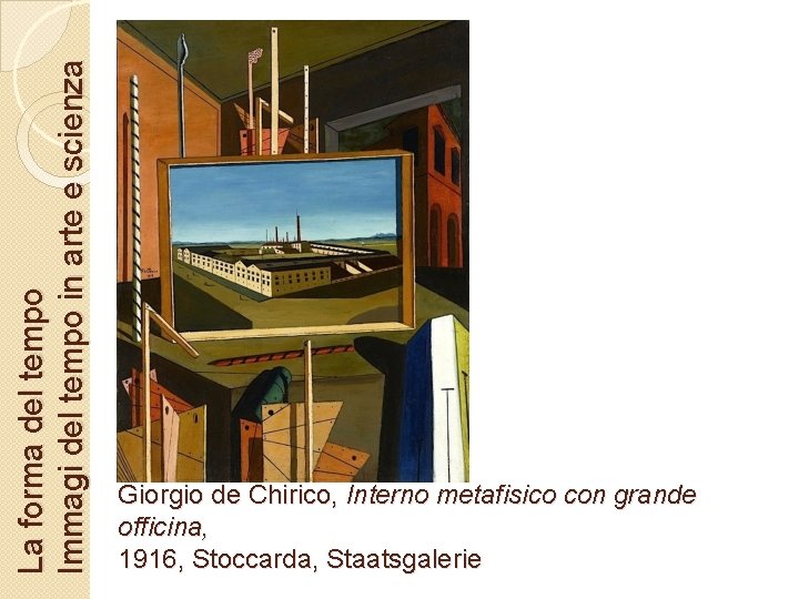 La forma del tempo Immagi del tempo in arte e scienza Giorgio de Chirico,