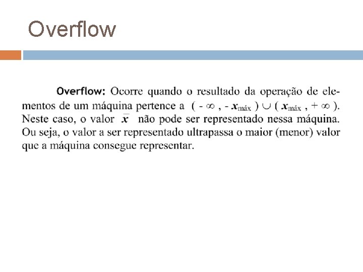 Overflow 