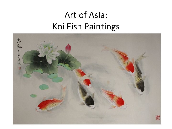 Art of Asia: Koi Fish Paintings 