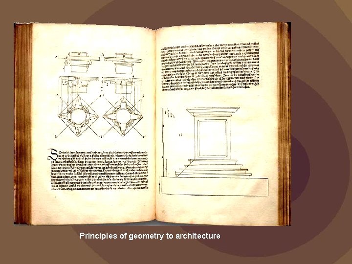 Principles of geometry to architecture 