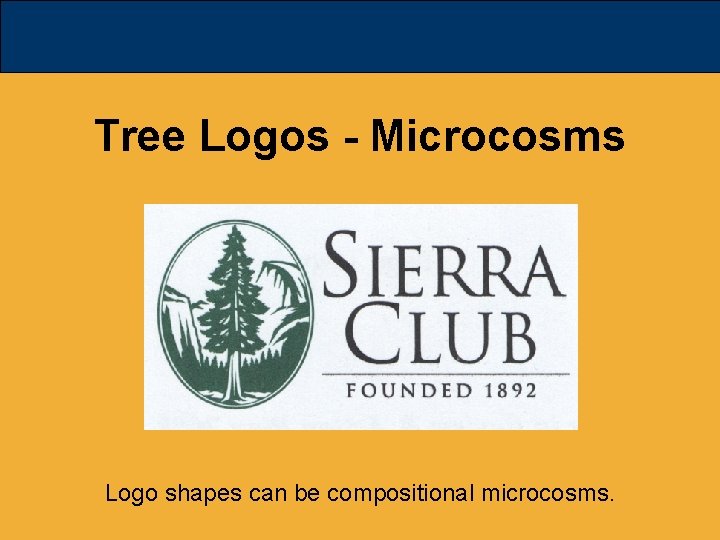 Tree Logos - Microcosms Logo shapes can be compositional microcosms. 