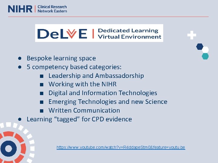 ● Bespoke learning space ● 5 competency based categories: ■ Leadership and Ambassadorship ■