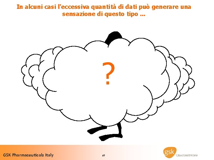 In alcuni casi l'eccessiva quantità di dati può generare una sensazione di questo tipo.