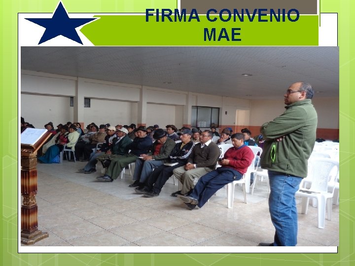 FIRMA CONVENIO MAE 