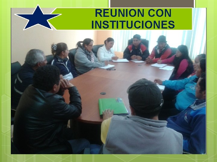 REUNION CON INSTITUCIONES 