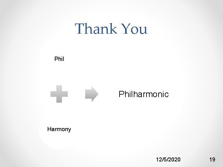 Thank You Philharmonic Harmony 12/5/2020 19 