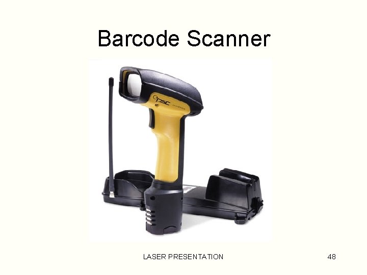 Barcode Scanner LASER PRESENTATION 48 