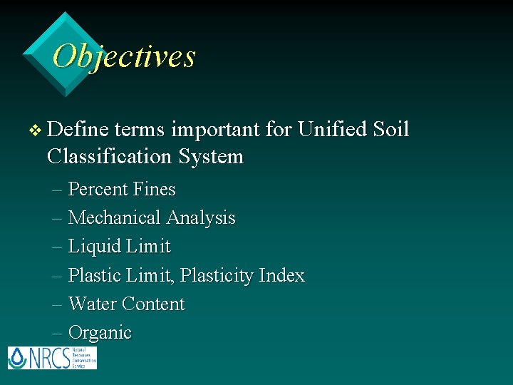 Unified Soil Classification System Training Sections Of Course
