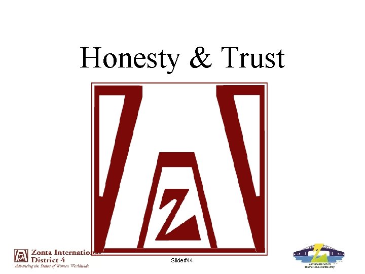 Honesty & Trust Slide#44 
