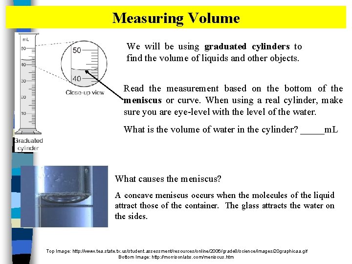 Measuring Volume We will be using graduated cylinders to find the volume of liquids