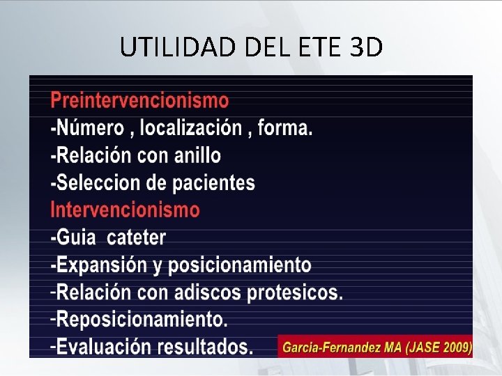 UTILIDAD DEL ETE 3 D 