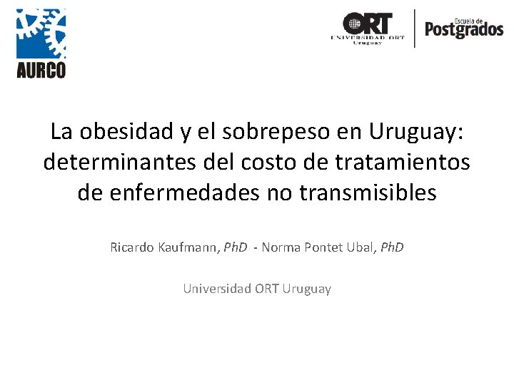 La obesidad y el sobrepeso en Uruguay: determinantes del costo de tratamientos de enfermedades