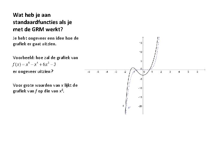 Wat heb je aan standaardfuncties als je met de GRM werkt? Je hebt ongeveer Wat heb je aan standaardfuncties als je met de GRM werkt? Je hebt ongeveer