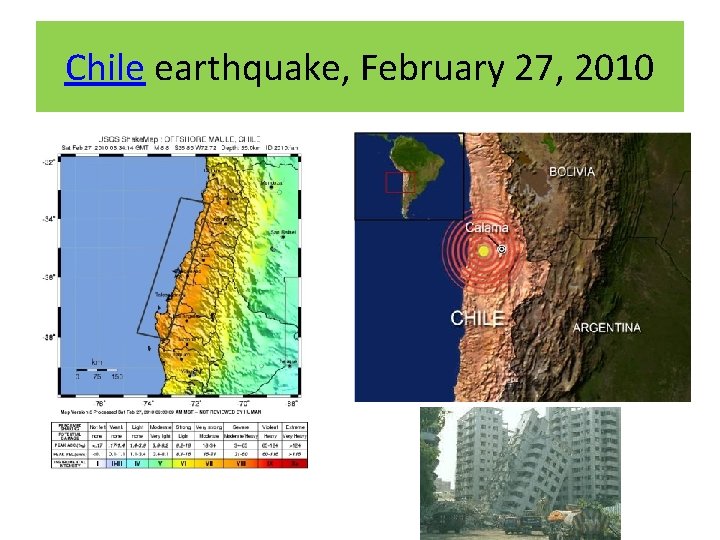 Chile earthquake, February 27, 2010 