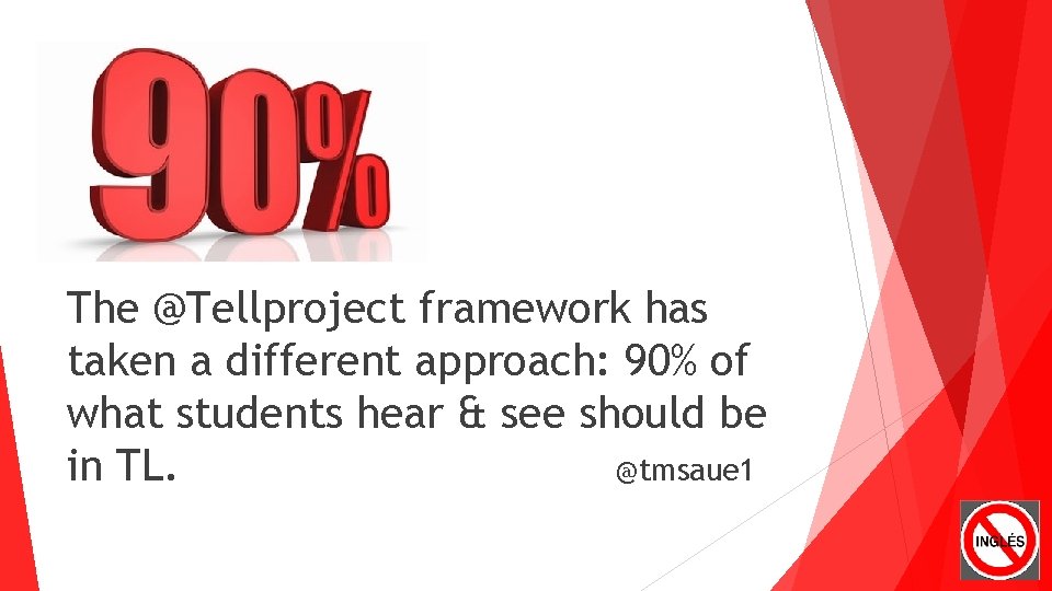 The @Tellproject framework has taken a different approach: 90% of what students hear &