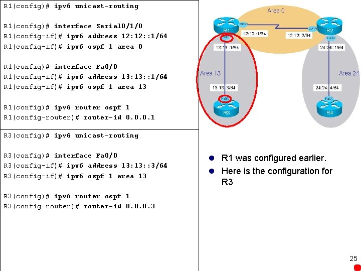 R 1(config)# ipv 6 unicast-routing R 1(config)# interface Serial 0/1/0 R 1(config-if)# ipv 6