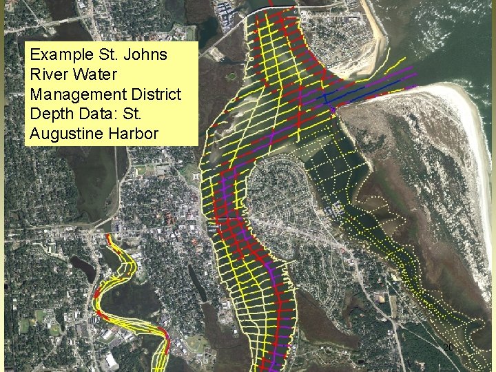Example St. Johns River Water Management District Depth Data: St. Augustine Harbor 20 