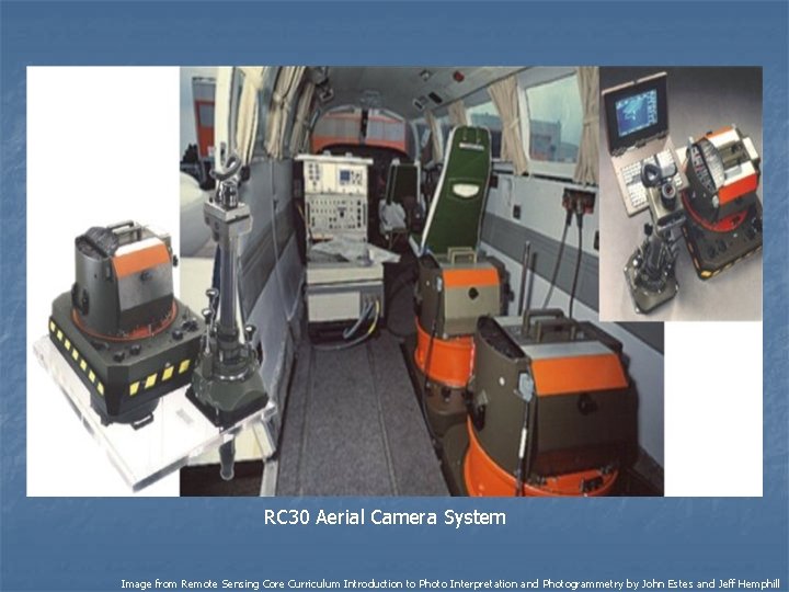 RC 30 Aerial Camera System Image from Remote Sensing Core Curriculum Introduction to Photo