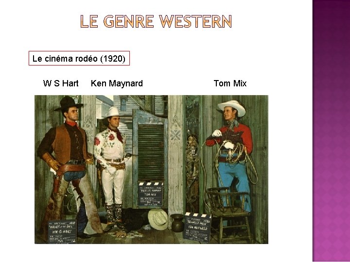 Le cinéma rodéo (1920) W S Hart Ken Maynard Tom Mix 