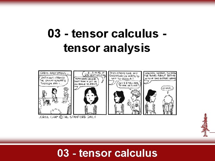 03 - tensor calculus tensor analysis 03 - tensor calculus 