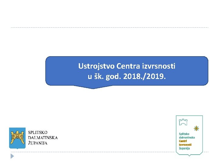 Ustrojstvo Centra izvrsnosti u šk. god. 2018. /2019. 
