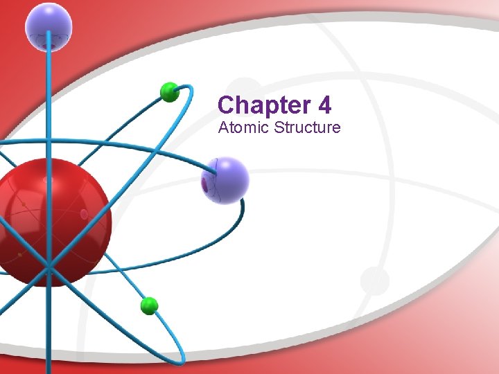 Chapter 4 Atomic Structure 