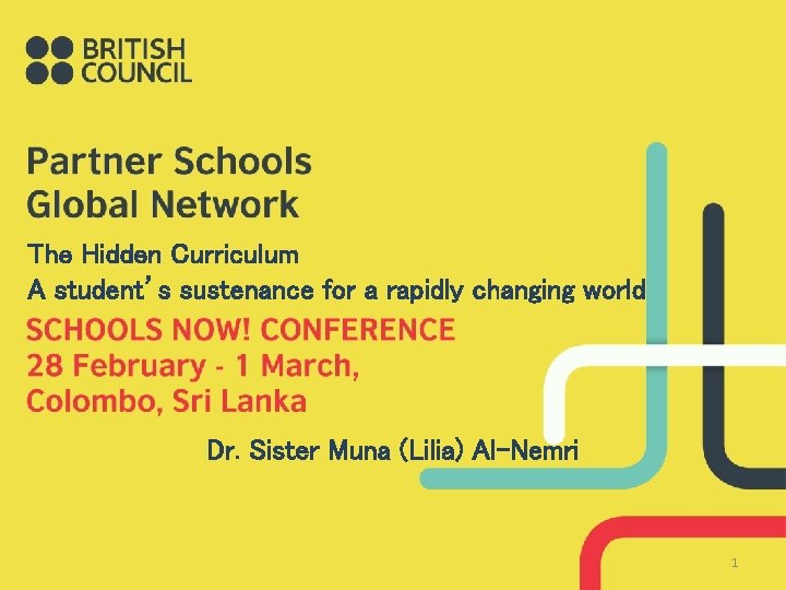 The Hidden Curriculum A student’s sustenance for a rapidly changing world Dr. Sister Muna